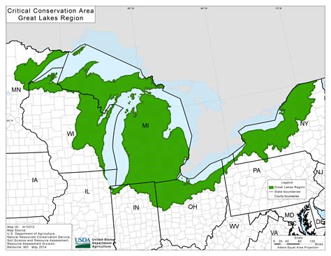 Map Of Great Lakes In USA | Printable Map Of USA