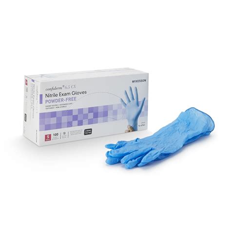 Mckesson Nitrile Exam Gloves - Disposable Latex-Free Medical Gloves ...