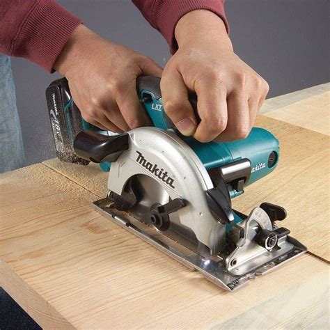 Makita Circular Trim Saw 5-3/8 in. 18V Lithium-Ion Depth Adjustment (Tool-Only) - Cordless ...