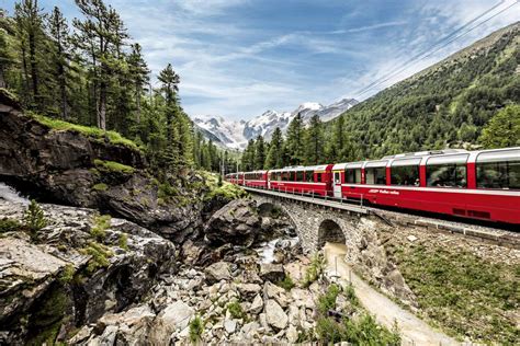 Riding the Bernina Express From Italy to Switzerland