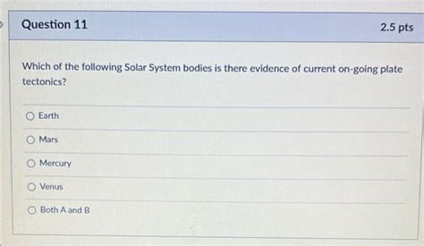 Solved Question 12 The mass of a planet can be determined by | Chegg.com