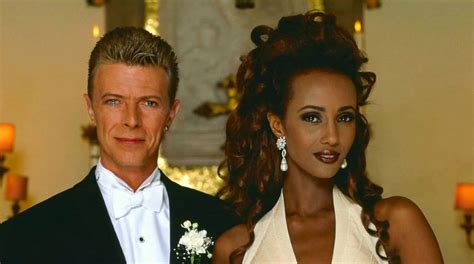 David Bowie and Iman at their wedding celebration in Florence, Italy, 6 June 1992 | The Bowie Bible