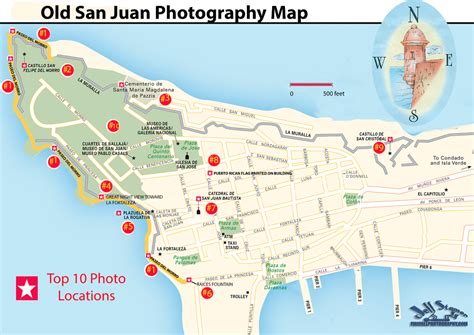 Old San Juan Map - Firefall Photography