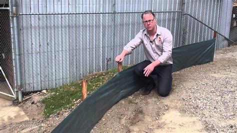 How to install Silt Fence by All Stake Supply - YouTube