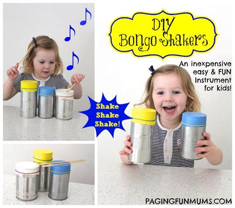 DIY 'Bongo Shakers' - A great Musical Instrument for Kids