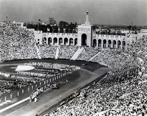 The Opening Ceremonies of the 1932 Olympic Games in Los Angeles. THIS IS WHY THEY BUILT THE ...