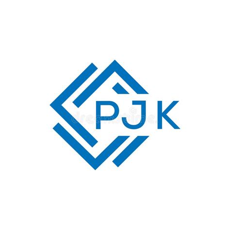 PJK Letter Logo Design on White Background. PJK Creative Circle Letter ...