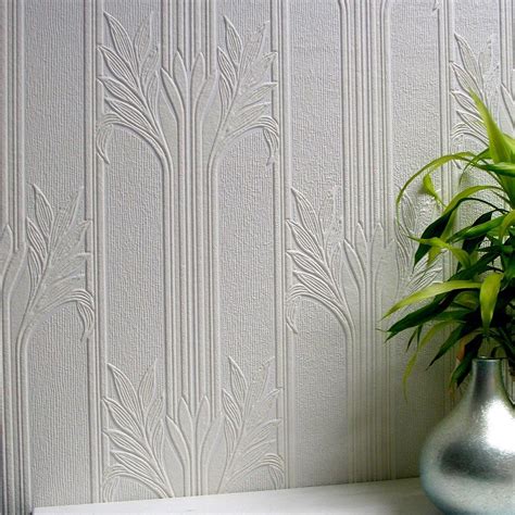 Anaglypta Wildacre Paintable Textured Vinyl Wallpaper Sample-437-RD803SAM - The Home Depot