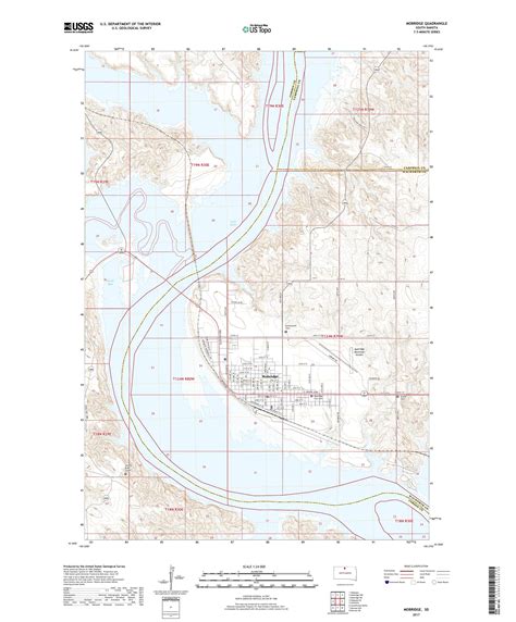 MyTopo Mobridge, South Dakota USGS Quad Topo Map