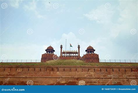 The Red Fort in New Delhi stock image. Image of indian - 166873439