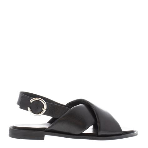 Carl Scarpa Annalise Black Leather Sling Back Sandals | Jarrold, Norwich