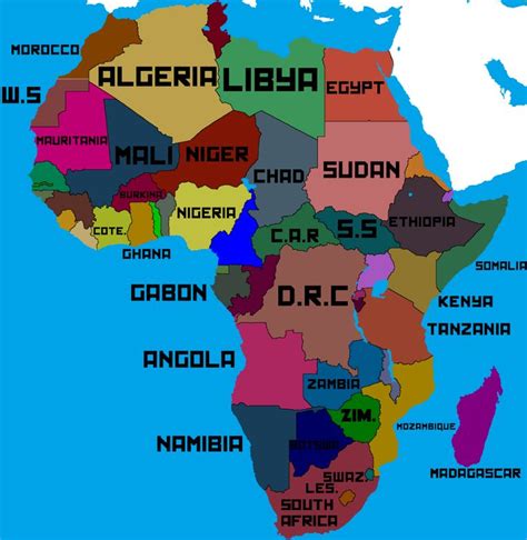 maps of africa - Google Search | Africa map, Map, Libya