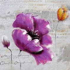 Hele mooie kleuren. www.schilderijenshop.com Floral Paintings Acrylic ...