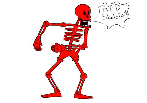 Red Skeleton by Ardhamon on Newgrounds