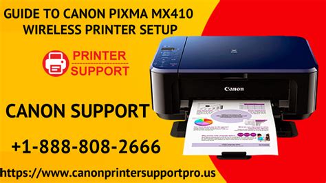 Guide to Canon Pixma MX410 Wireless Printer Setup