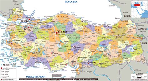 Maps of Turkey | Detailed map of Turkey in English | Tourist map of ...