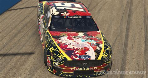 Hololive - Nakiri Ayame (NASCAR Cup Mustang) [Anime/Itasha] by Mitchell Hooi - Trading Paints