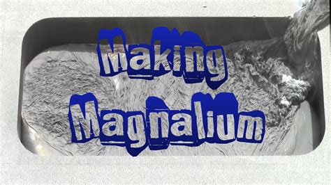 Making Magnalium for use in Pyrotechnics - YouTube