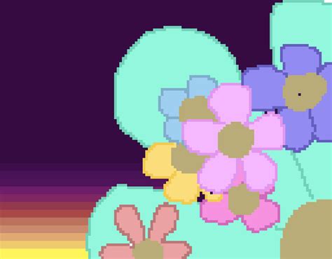 Flowers contest pixel art