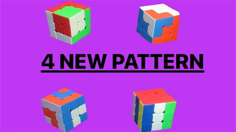 3x3 Rubik’s Cube 4 New Pattern In Simple Method - YouTube