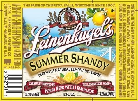 Photo of Leinenkugel's Summer Shandy beer Label