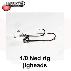 1/0 ned rig jigheads (5pack) jig heads various colours | eBay