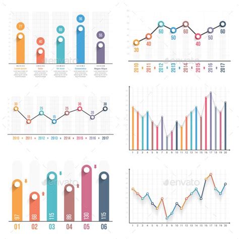 Bar and Line Charts | Chart infographic, Bar graph design, Data ...