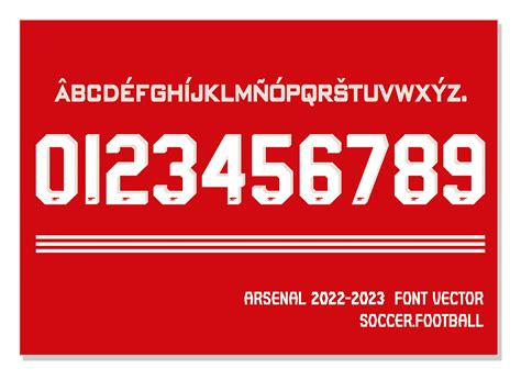 Font Vector Arsenal 2022/2023 Font SVG AI Eps Pdf TTF ...