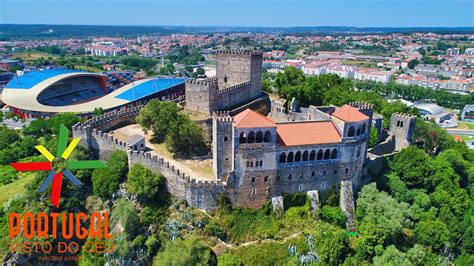 Leiria Castle aerial view - Castelo de Leiria - 4K Ultra HD - YouTube