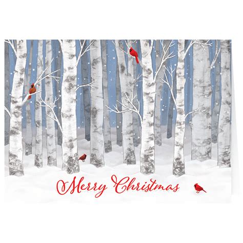 Snowy Birch - Religious Christmas Cards - Miles Kimball