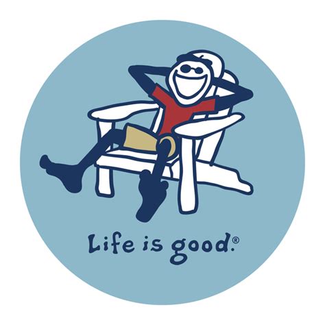 Accessories Adirondack Jake Vintage 4" Circle Sticker | Life is Good® Official Site