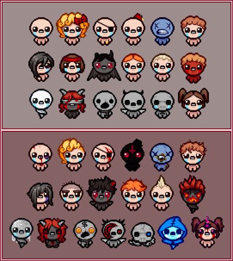 The Binding Of Isaac Sprites