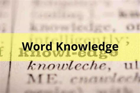 ASVAB Word Knowledge Study Guide