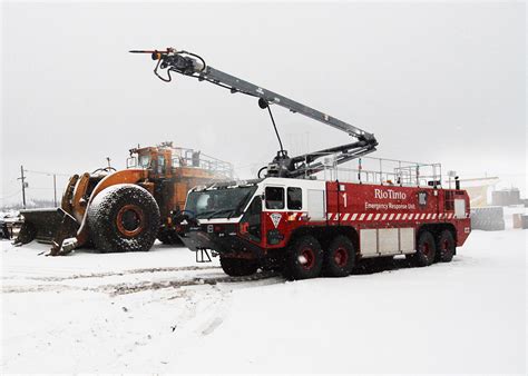 OSHKOSH STRIKER 8 X 8 ON DUTY AT MINING AND PROCESSING SITE FOR CANADA’S LARGEST IRON ORE PRODUCER