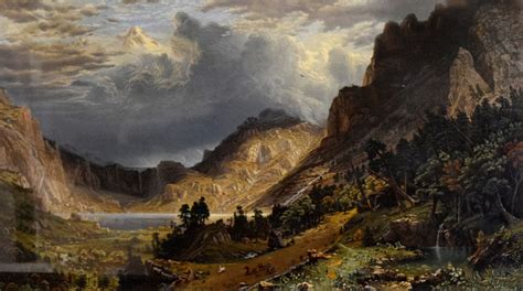 Albert Bierstadt Storm in the Rocky Mountains, Mt. Rosalie – Arader Galleries