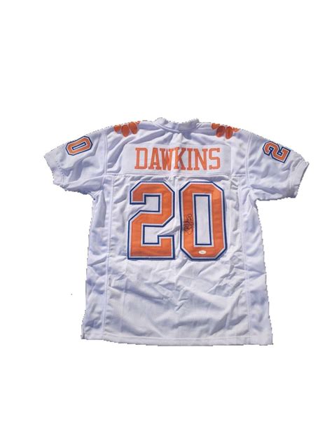 Brian Dawkins Autographed Jersey - Away White JSA