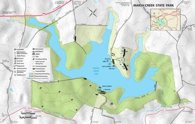 Marsh Creek State Park Map map by Avenza Systems Inc. - Avenza Maps ...