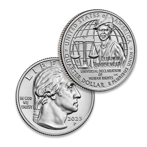 2023 P and D Eleanor Roosevelt Quarter Pair Brilliant Uncirculated ...