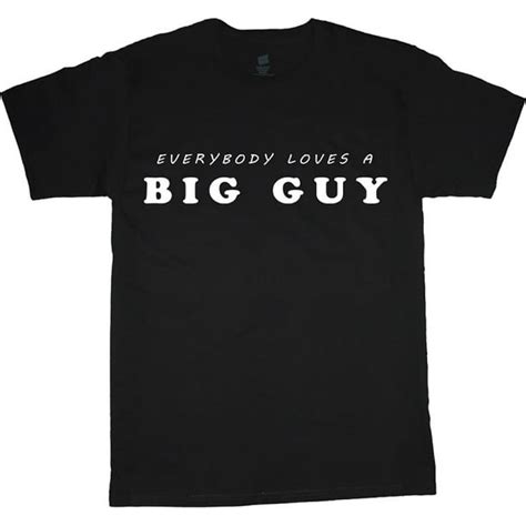 Decked Out Duds - Big Guy Funny T-shirt Men's Big and Tall Graphic Tee ...