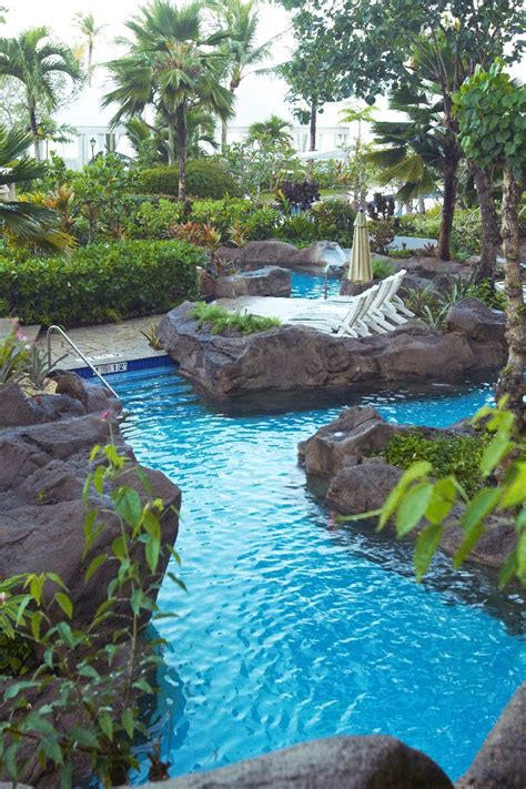 Lap pool vs. lagoon: which would you choose? (@Hyatt Regency Guam) | Resort pools, Tropical ...