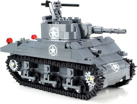 Collectible Battle Brick Custom M4 Sherman Tank World War 2 Complete ...