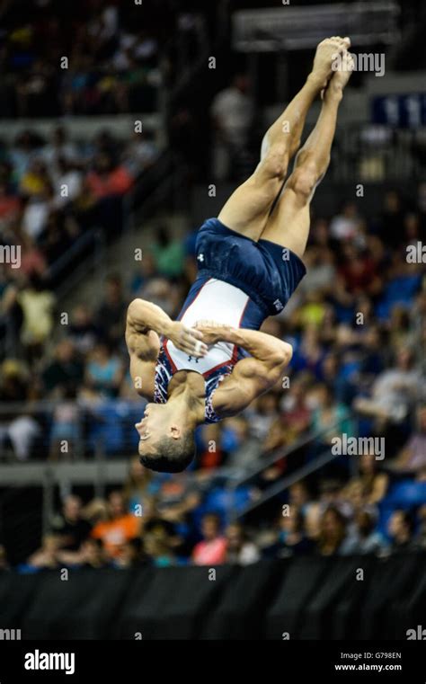 St. Louis, Missouri, USA. 25th June, 2016. JAKE DALTON competes on the floor during the final ...