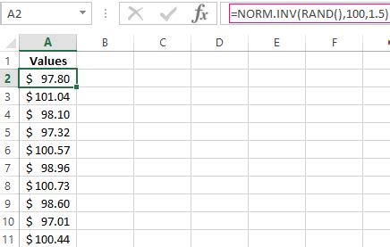 Random number generator Excel in functions and data analysis