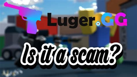 Trying out Luger.GG is it a scam? (Roblox MM2 Store) - YouTube