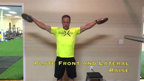 Plate Front and Lateral Raise - YouTube