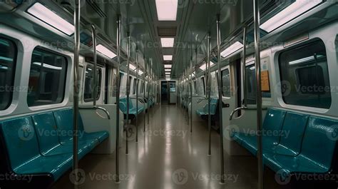 interior mrt train ,commuter line interior ,generative ai 26133128 Stock Photo at Vecteezy