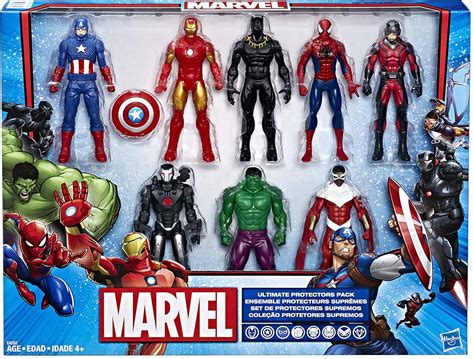 Marvel Avengers Action Figures – Iron Man, Hulk, Black Panther, Captain ...