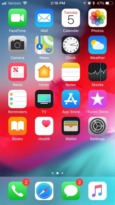 File:IOS-12-Home-screen.png - BetaWiki