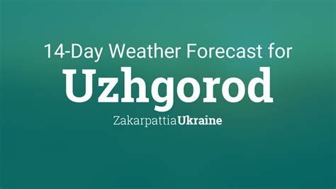 Uzhgorod, Ukraine 14 day weather forecast