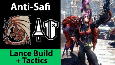 Anti-Safi'Jiiva Lance Build + Hunt - MHW Iceborne (full commentary ...